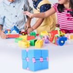 Infinity Cube Fidget Toy Stress Relief Hand Puzzle for Kids & Adults 1 Pc - Back View by Nari Haat, Indian ethnic wea...