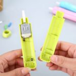 Electric Eraser Kit Automatic Pencil Eraser Battery Operated with 12 Eraser Refills - Back View by Nari Haat, Indian ...