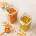 Apex Press N’ Lock Airtight Kitchen Storage Container Set (2Pc/1400ml) Approx - Closeup Embroidery by Nari Haat, In...