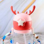 Cute Cartoon Water Bottle Approx 450ML (1 Pc) - Back View by Nari Haat, Indian ethnic wear, women clothing, designer ...