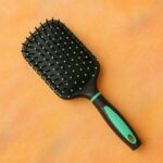 2-in-1 Hair Comb Brush with Mirror - Fabric Detail by Nari Haat, Indian ethnic wear, women clothing, designer suit