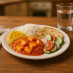 Premium Round Dinner Plate (30cm / 1 Pc) - Fabric Detail by Nari Haat, Indian ethnic wear, women clothing, designer suit