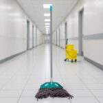 Premium Cotton Yarn Floor Cleaning Mop with Long Handle (1 Pc) - Neckline Detail by Nari Haat, Indian ethnic wear, wo...