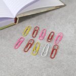 Vinyl-Coated Paper Clips - (10 Pc / Set) - Fabric Detail by Nari Haat, Indian ethnic wear, women clothing, designer suit