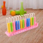 Abacus 13 Rods Counting Abacuses Toy Bead Educational Tools (1 Set / Mix Color) - Neckline Detail by Nari Haat, India...