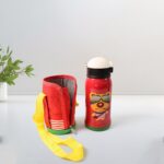 Stainless Steel Water Bottles 500 ML Approx (Mix Design & Color / 1 Pc) - Neckline Detail by Nari Haat, Indian ethnic...