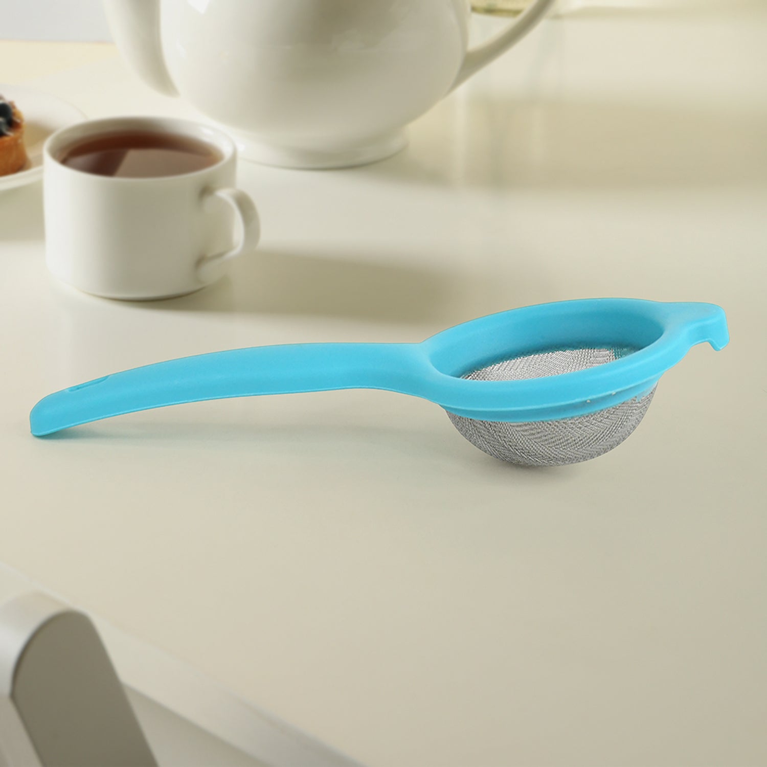 02_1e44064c-1f60-472a-93d8-dc7594d0bfaf.jpg Apex Kadak Mesh Strainer with High-Quality Stainless Steel Wiremesh - Front View by Nari Haat, Indian ethnic wear, wo...