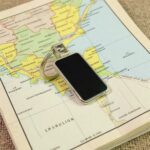 Premium Rectangular Black & Silver Metal Keychain (1 Pc) - Neckline Detail by Nari Haat, Indian ethnic wear, women cl...