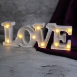 Love Shaped LED Decorative Night Light (1 Pc) - Neckline Detail by Nari Haat, Indian ethnic wear, women clothing, des...