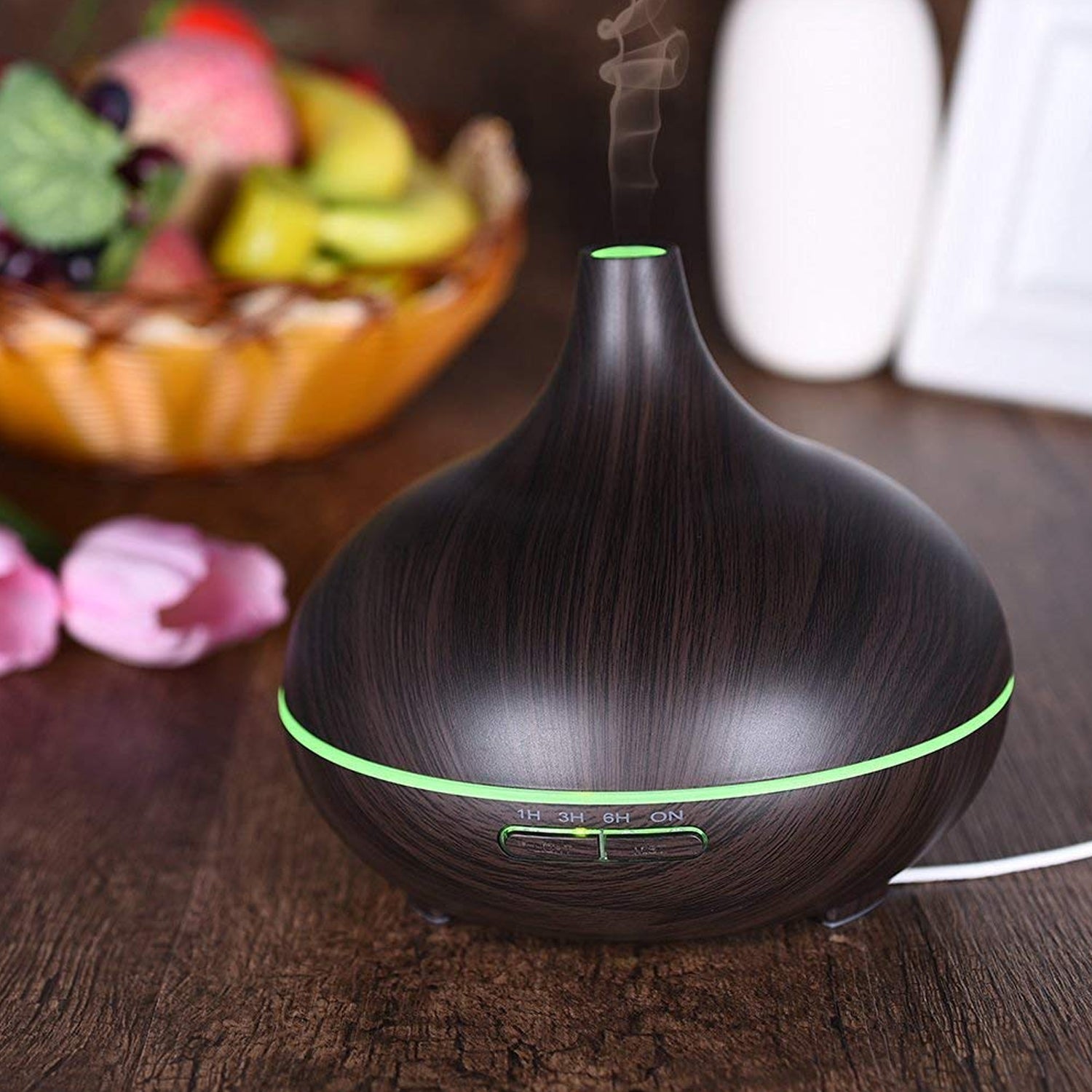 02_26f226ff-8c33-464c-87ca-04e529b57b8a.jpg Aromatherapy Humidifier with 7 Colourful LED Light Change (500 ML Capacity) - Front View by Nari Haat, Indian ethnic ...