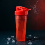 Supermom Manual Stirring Fitness Shaker Bottle with Hand Crank Approx 800 ML (1 Pc) - Back View by Nari Haat, Indian ...