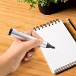 Premium Permanent Black Marker Pen Set (6 Pcs Set) - Back View by Nari Haat, Indian ethnic wear, women clothing, desi...