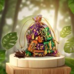 Decorative Gift Potli with 10 Premium Chocolates – Reusable Festive Return Gift Hamper - Sleeve Design by Nari Haat...