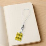 Cartoon Metal Mobile Straps and Keychains (1 Pc & mix Design) - Neckline Detail by Nari Haat, Indian ethnic wear, wom...