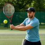 Professional Tennis Racket with Full Cover (1 Pc) - Front View by Nari Haat, Indian ethnic wear, women clothing, desi...