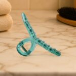 Hair Clutcher Clips (Mix Design, Multicolor / 12 Pc) - Neckline Detail by Nari Haat, Indian ethnic wear, women clothi...