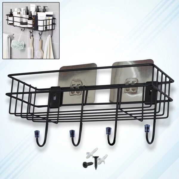 3 1 Shower Shelf Rack for storing and holding various household stuffs and items etc. - Front View by Nari Haat, Indi...