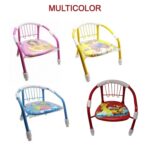 Multicolor Cartoon Design Baby Chair with Metal Kids Chair with Foam Arm Support for Kids 4 Pcs - Sleeve Design by Na...