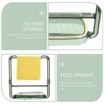 2-in-1 Self-Adhesive Towel Hanger & Soap Holder Stand (1 Pc) - Back View by Nari Haat, Indian ethnic wear, women clot...