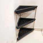 3-Layer Multipurpose Plastic Corner Storage Rack - Neckline Detail by Nari Haat, Indian ethnic wear, women clothing, ...