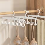 Rotatable Tank Top Hanger – Space Saving Closet Organizer Dorms & (12-Hook) - Closeup Embroidery by Nari Haat, Indi...