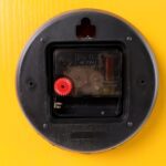 Modern Round Wall Clock Stylish and Silent Non-Ticking Decorative Timepiece (1 Pc) - Back View by Nari Haat, Indian e...