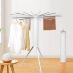 Foldable Rotary Clothes Drying Rack Stand (1 Pc) - Full Detail by Nari Haat, Indian ethnic wear, women clothing, desi...