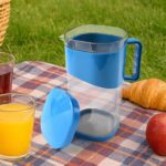 Urban Jug 1.8 Litre | BPA-Free Plastic Water & Juice Jug with Lid and Handle - Closeup Embroidery by Nari Haat, India...