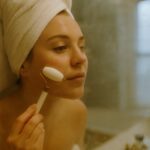 Dual-Ended Face Massage Roller - (1 Pc) - Fabric Detail by Nari Haat, Indian ethnic wear, women clothing, designer suit