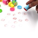 Emoticon Stamps 8 pieces in Round Shape Stamp for Kids Teachers, Parents and Students - Full Detail by Nari Haat, Ind...