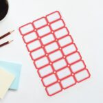 Multipurpose Writable Blank Label Sticker Sheets (1 Sheet) - Front View by Nari Haat, Indian ethnic wear, women cloth...