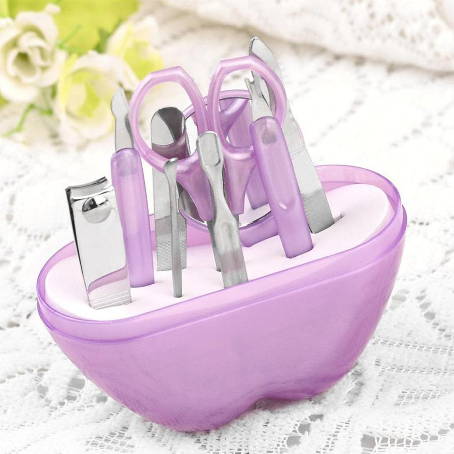 Apple shape 8 in 1 manicure set