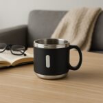 Apex Premium Stainless Steel Double Wall Coffee Mug Gift Set (6 Pc / 150 ML) - Neckline Detail by Nari Haat, Indian e...