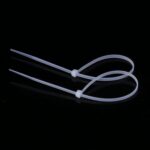 3×100 MM Nylon Self-Locking Cable Ties – Heavy Duty Zip Wire Tie (100 Pc) - Sleeve Design by Nari Haat, Indian eth...