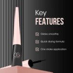 OG Beauty Mystic Eyeliner (4.5 ML / 1 Pc) - Neckline Detail by Nari Haat, Indian ethnic wear, women clothing, designe...