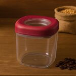 Supermom Transparent Twist Lock Kitchen Storage Container Set (Approx 800ML & 2Pc) - Fabric Detail by Nari Haat, Indi...