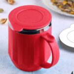 Apex Stainless Steel Insulated Mug, Tumbler 350ML (1 Pc) - Back View by Nari Haat, Indian ethnic wear, women clothing...