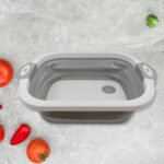 Collapsible Cutting Board with Dish Tub Basket - Image 6