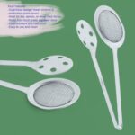 Apex Stainless Steel Skimmer Serving Tong - Closeup Embroidery by Nari Haat, Indian ethnic wear, women clothing, desi...