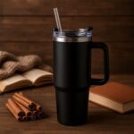 Premium 1200 ML Stainless Steel Vacuum Insulated Travel Mug Tumbler  (1200ML / 1 Pc) - Neckline Detail by Nari Haat, ...