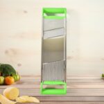 Apex Stainless Steel Vegetable Slicer (2-in-1) - Sleeve Design by Nari Haat, Indian ethnic wear, women clothing, desi...