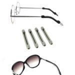 Anti-Slip Eyeglass Temple Tip Sleeves - (4 Pc) - Closeup Embroidery by Nari Haat, Indian ethnic wear, women clothing,...