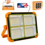 High-Brightness Solar LED Flood Light with Power Bank (1 Pc) - Front View by Nari Haat, Indian ethnic wear, women clo...