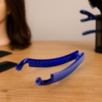 Multicolor Plastic Banana Hair Clips Set (12 Pc) - Neckline Detail by Nari Haat, Indian ethnic wear, women clothing, ...