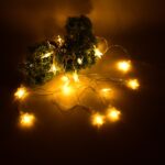 USB Powered 20 LED Decorative Star String Fairy Lights - Neckline Detail by Nari Haat, Indian ethnic wear, women clot...