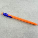 Retractable Ball Pen – Smooth Writing Click Pen with Blue Ink - (60 Pc / Set) - Back View by Nari Haat, Indian ethn...