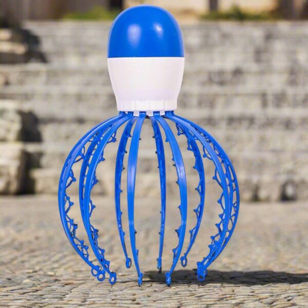 Electric Octopus Claw Scalp Massager (Not included battery / Mix Color) - Front View by Nari Haat, Indian ethnic wear...