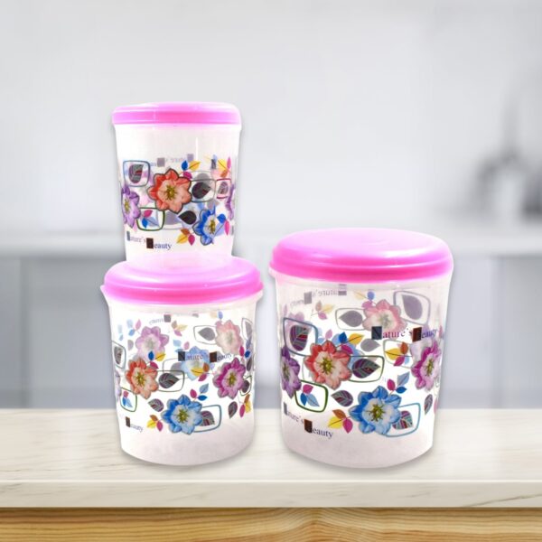 3 Piece Household Storage Containers