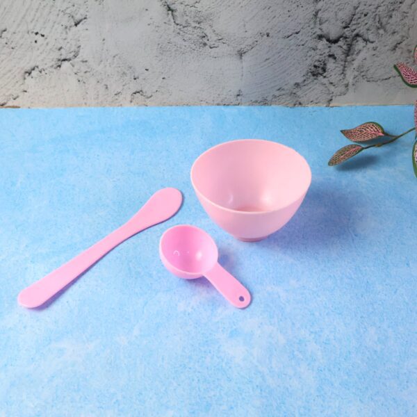 3-Piece Facial Mask Mixing Bowl Set - Front View by Nari Haat, Indian ethnic wear, women clothing, designer suit