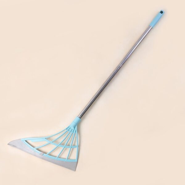 Durable Eco-Friendly Broom with Scraper - Front View by Nari Haat, Indian ethnic wear, women clothing, designer suit